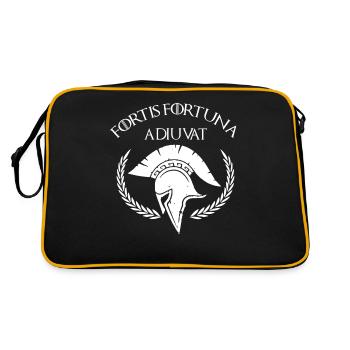 Fortis Fortuna Adiuvat, roman - Sac Retro - noir/or - Dos