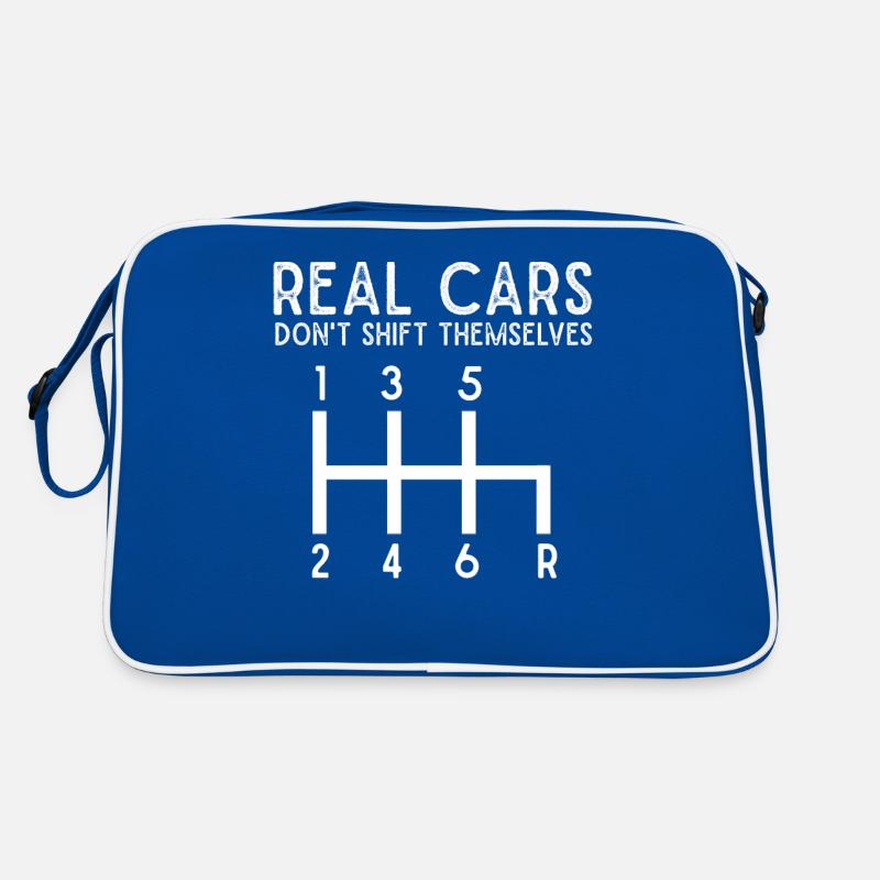 Echte Autos Wechseln Sich Nicht Selbst, Stickshift Retro Tasche