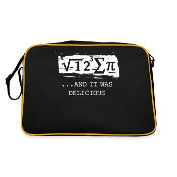 Mangez du gâteau et c’était délicieux - Sac Retro - noir/or - Dos
