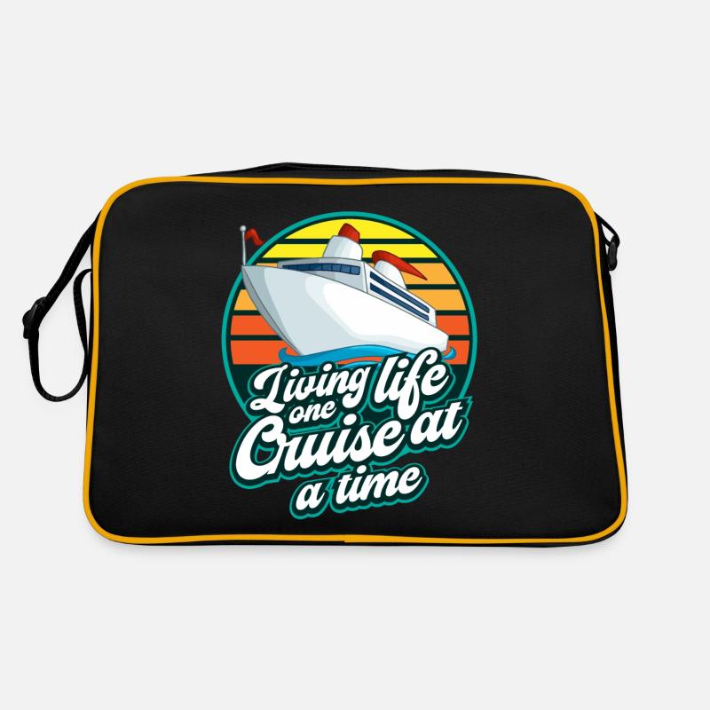 Cruise, ships, holidays on a ship Retro Bag