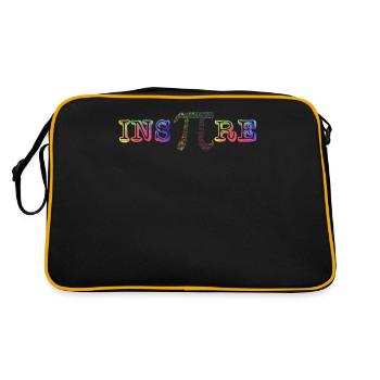 PI Tag, Inspire, PI, Math - Sac Retro - noir/or - Dos
