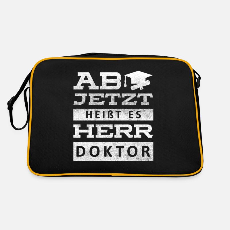 Ab jetzt heißt es Herr Doktor Retro Tasche