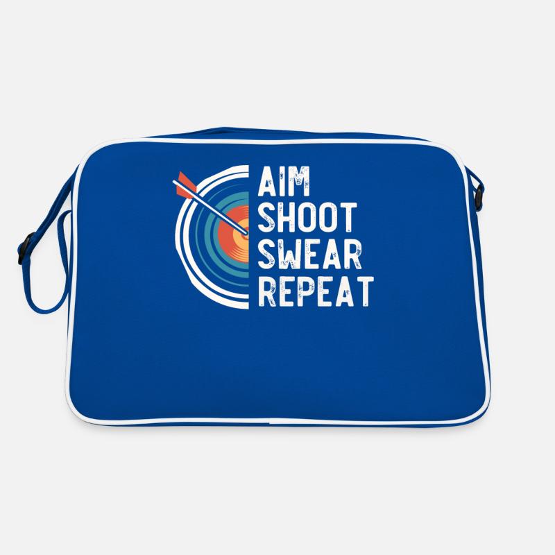 Bogenschießen, Bogenschütze, Bögen, Bogen Retro Tasche