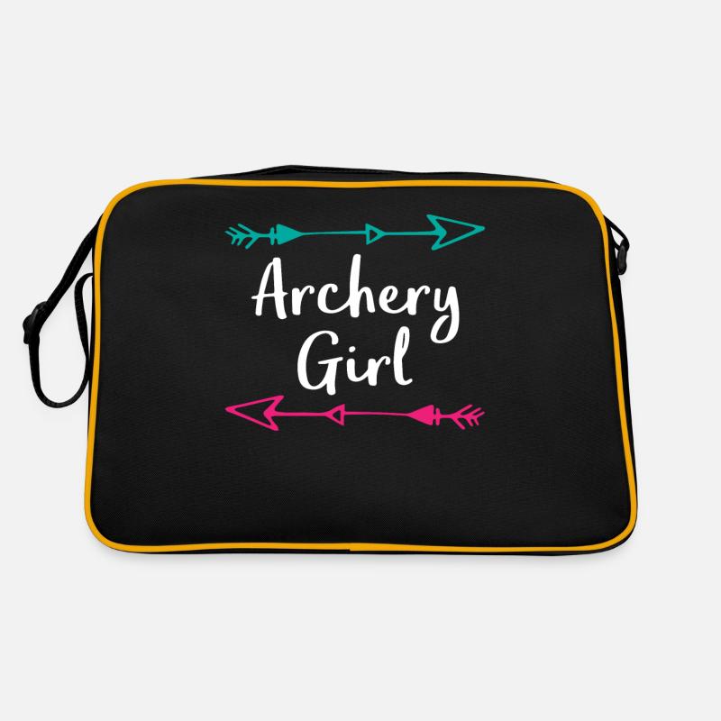 Bogenschießen, Bogenschütze, Bögen, Bogen Retro Tasche