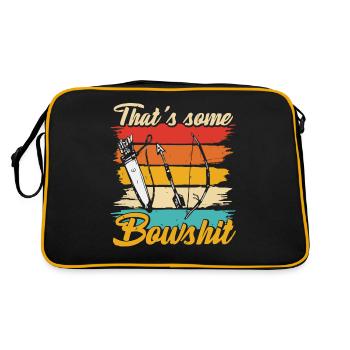 Archery, Archer, Bows, Bows - Retro Bag - black/gold - Back