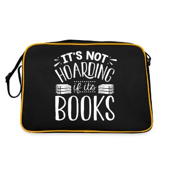 It Does Not Horte That IRF Books Are - Retro Bag - black/gold - Back