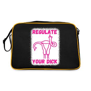 Regulate your dick - Retro Bag - black/gold - Back