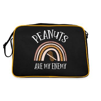 Allergie aux arachides - Sac Retro - noir/or - Dos