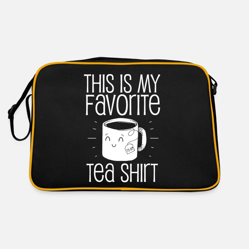 Lieblingsteehemd, Tee, Teetrinker Retro Tasche