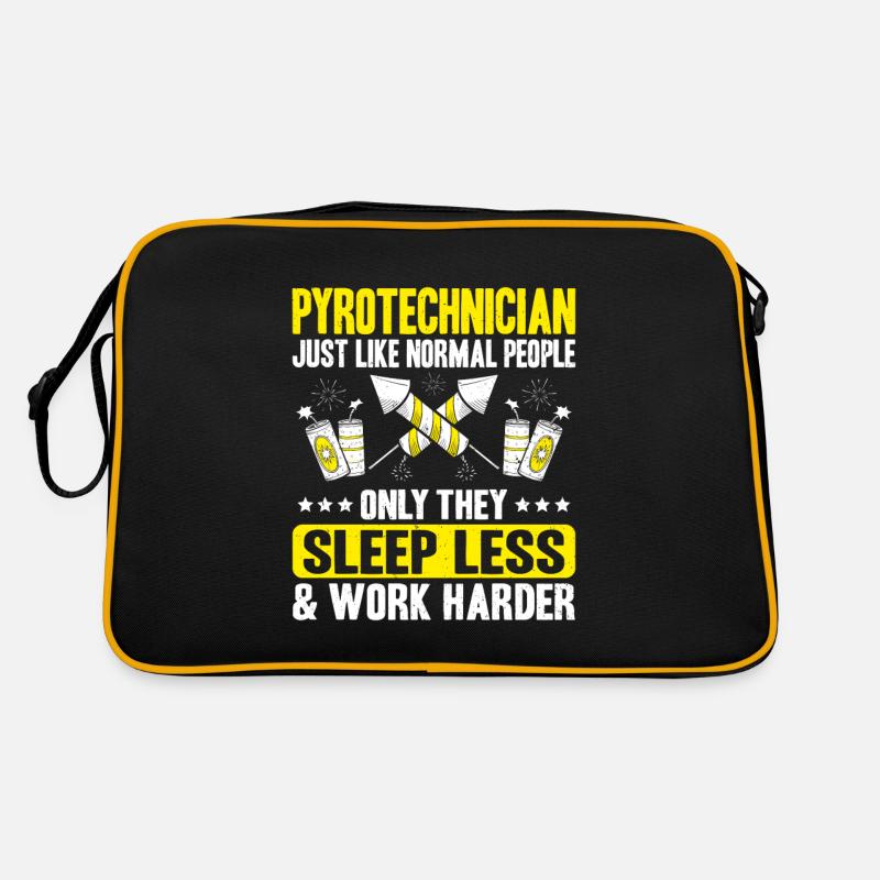 Pyrotechnician Fireworks Pyrotechnics Pyrotechnician Retro Bag