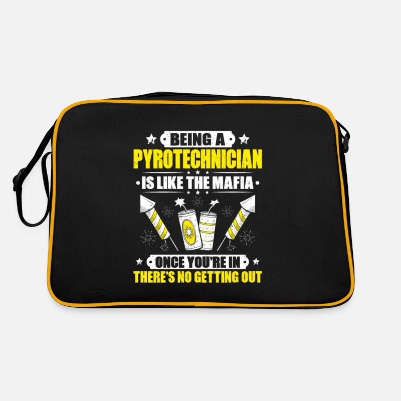 Pyrotechnician Fireworks Pyrotechnics Pyrotechnician Retro Bag