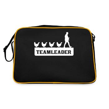Gestionnaire, Élevage de poulets, Poulets - Sac Retro - noir/or - Dos