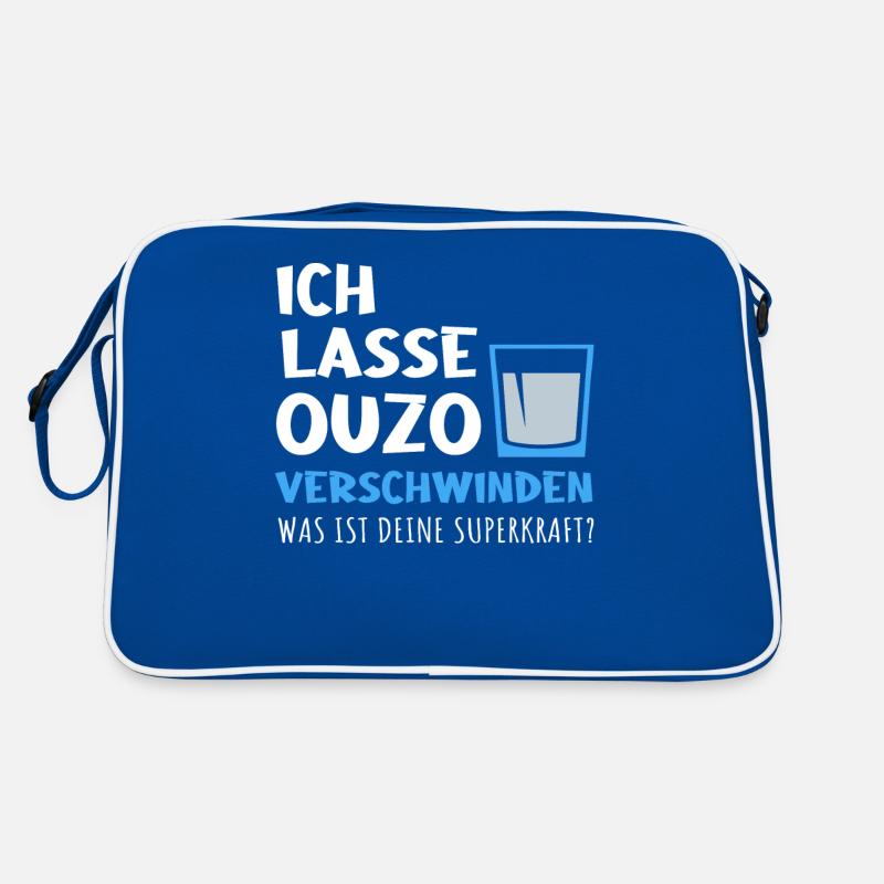 Ich Lasse Ouzo Verschwinden Retro Tasche