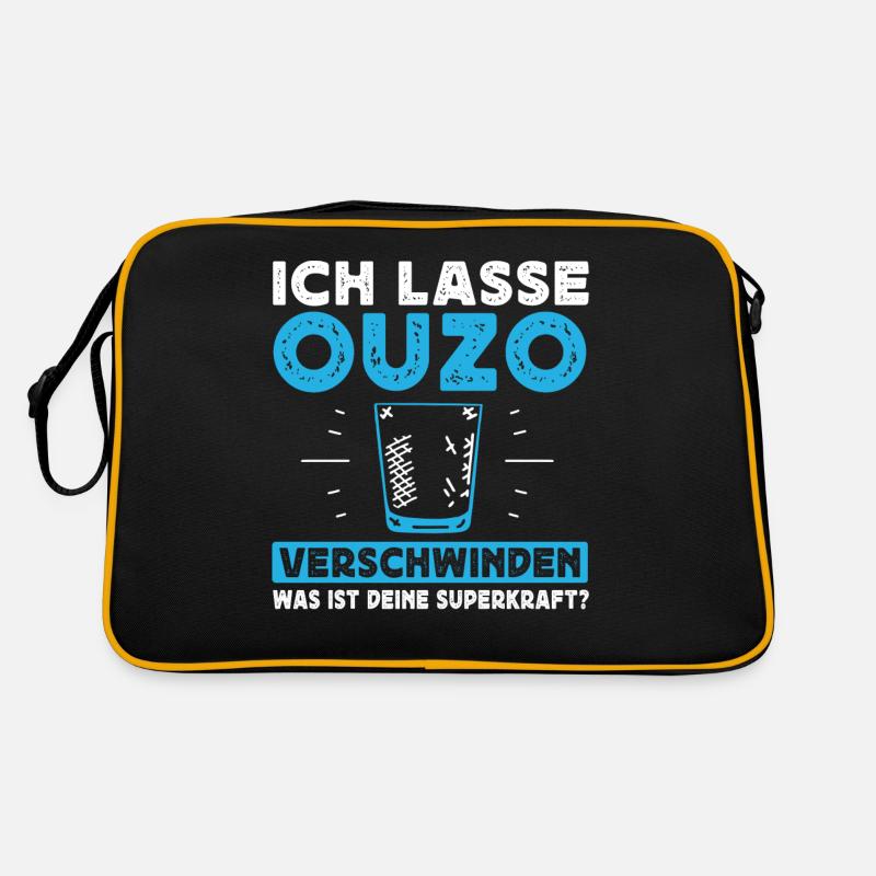 Ich Lasse Ouzo Verschwinden Retro Tasche