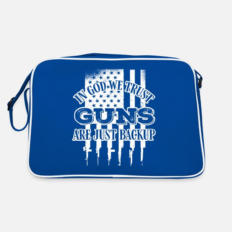 In God, we trust, weapons are just backup Retro Bag