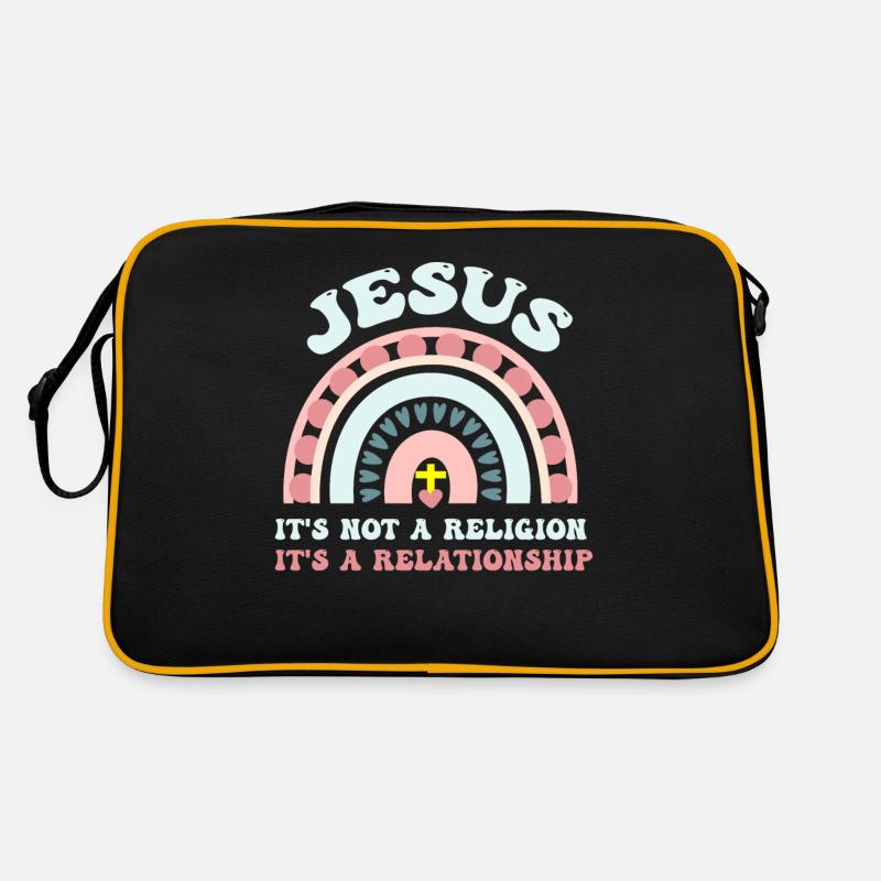 Jésus, ce n’est pas une religion C’est une relation Sac Retro