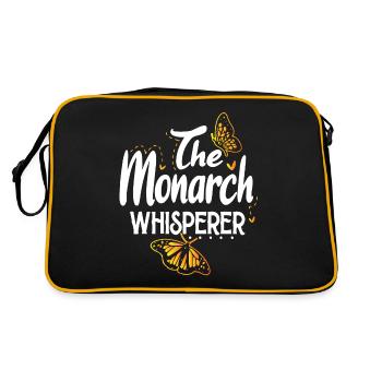 Monarch butterfly - Retro Bag - black/gold - Back