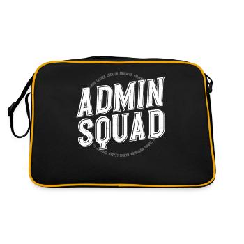 Directeur adjoint, École d’administration - Sac Retro - noir/or - Dos