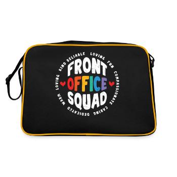 Front Office Cadre - Sac Retro - noir/or - Dos