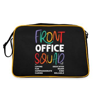Front Office Cadre - Sac Retro - noir/or - Dos