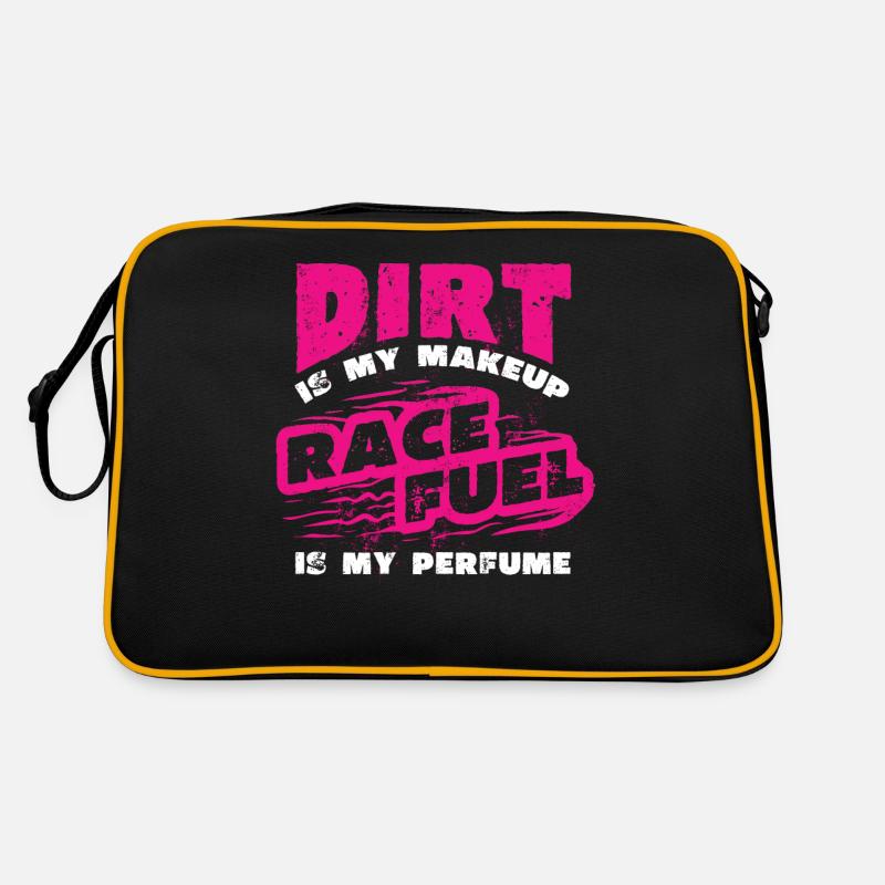 Dirt est ma fille de course de maquillage, de course Sac Retro