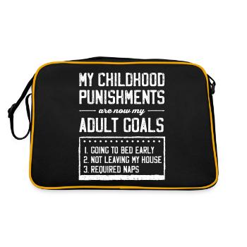 Peines pour enfants - Sac Retro - noir/or - Dos
