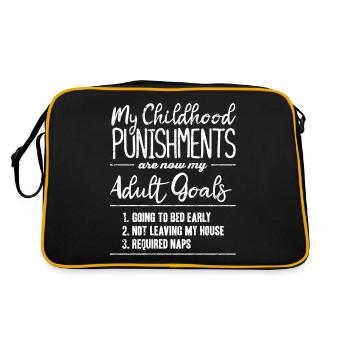 Peines pour enfants - Sac Retro - noir/or - Dos