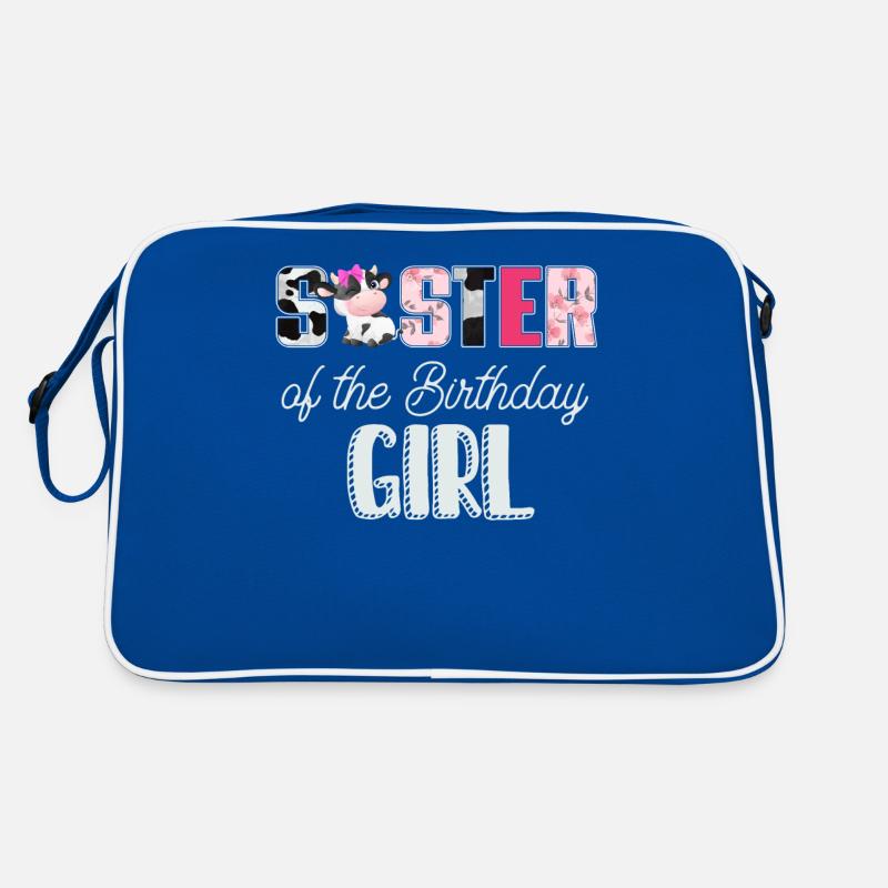 Kuhgeburtstag, Bauer Geburtstag Mädchen Retro Tasche