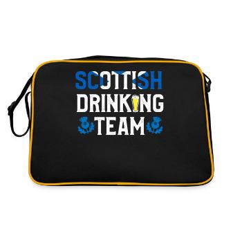 Scottish Drinking Team, Scotland - Retro Bag - black/gold - Back