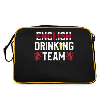 English Drinking Team, England - Retro Bag - black/gold - Back
