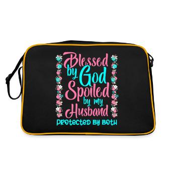 Alliance de Dieu, Psaume, Chrétien - Sac Retro - noir/or - Dos