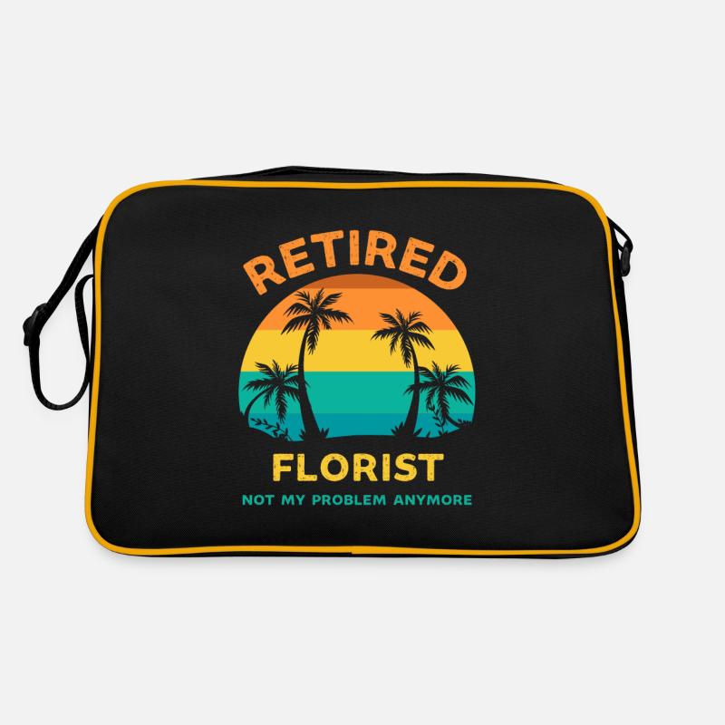 Retired florist not my problem anymore Retro Bag