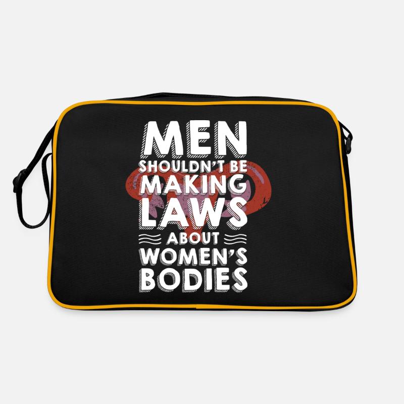 Les hommes ne devraient pas faire de lois Corps de femmes Sac Retro