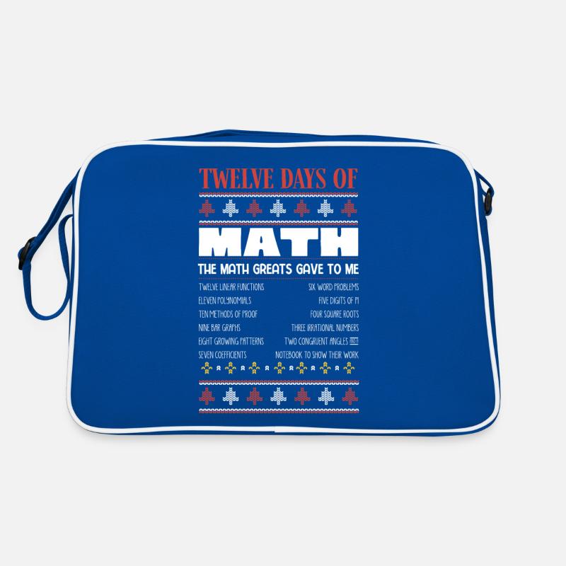 12 days of mathematics, math grades Retro Bag