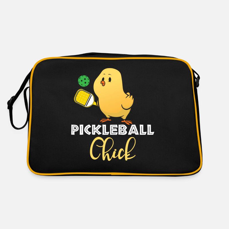 Pickleball-Chic, Pickleball Player Retro Bag
