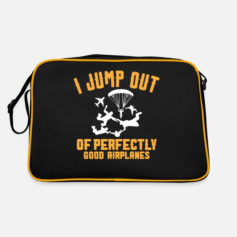 Fallschirmspringlichkeit, Fallschirmspringer Retro Tasche