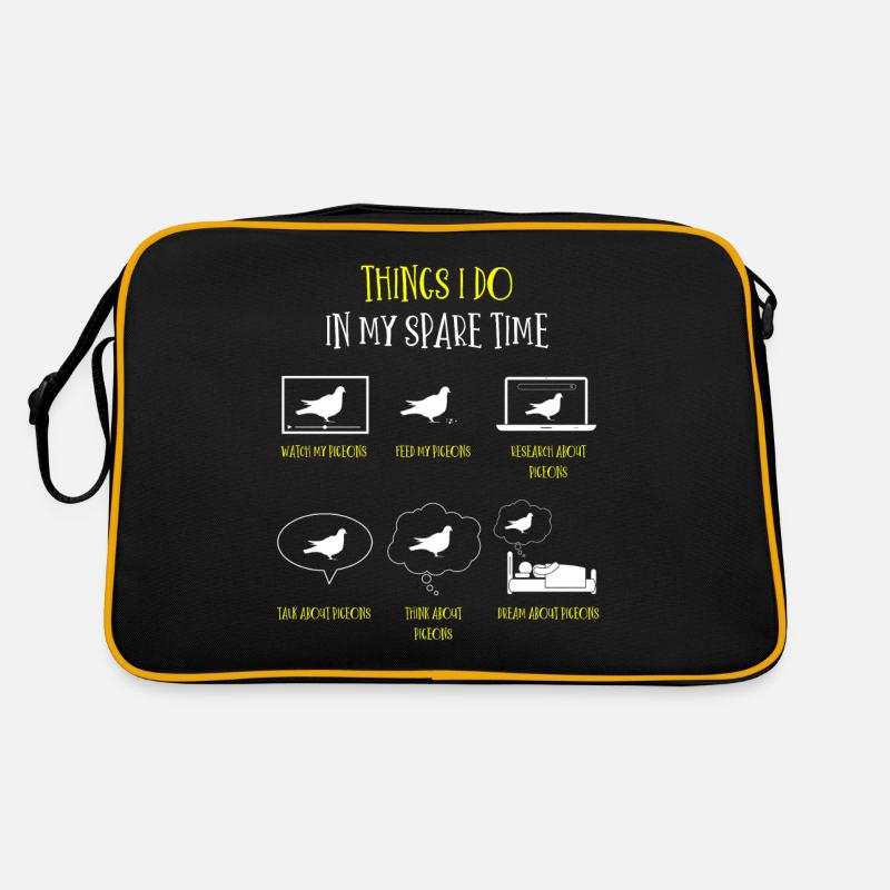 Taubenzucht, Taubenzüchter, Tauben Retro Tasche