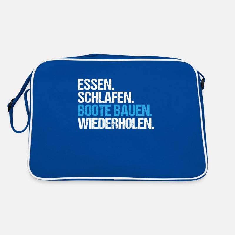 Bootsbauer Bootsbau Schiffbauer Schiffbau Boote Retro Tasche