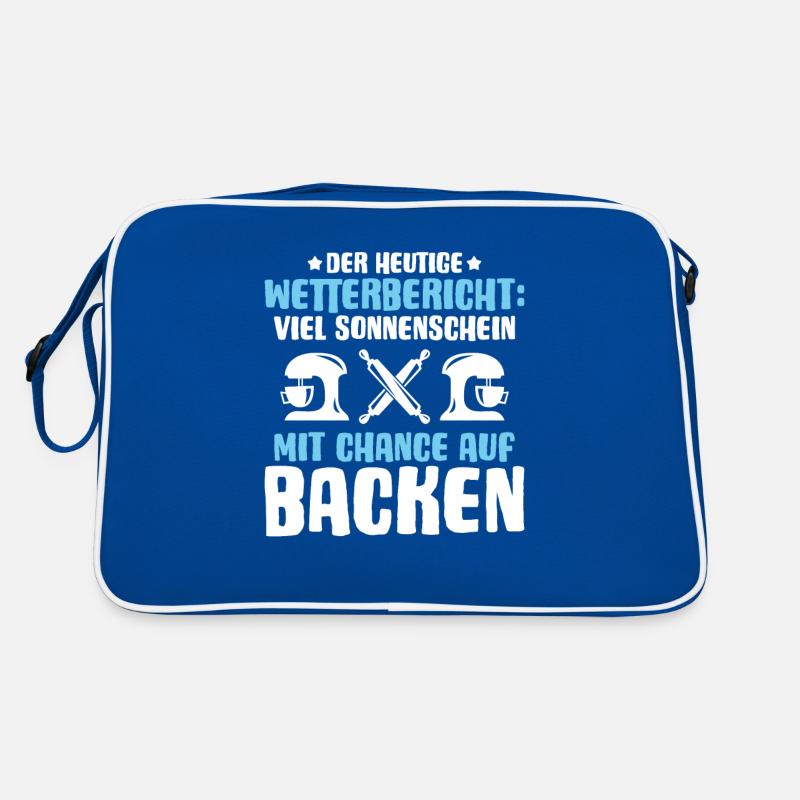 Bäcker Backen Bäckerin Bäckerei Baker Baking Retro Tasche