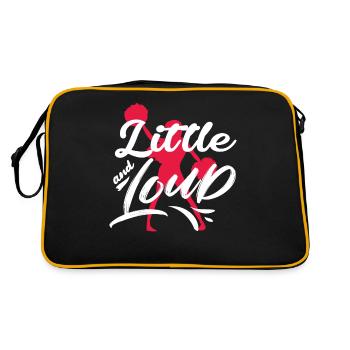 Pom-pom girl, petite et bruyante, cheerleading - Sac Retro - noir/or - Dos