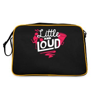 Pom-pom girl, petite et bruyante, cheerleading - Sac Retro - noir/or - Dos