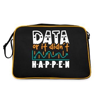 Collecte de données - Thérapeutes analystes comportementaux - Sac Retro - noir/or - Dos