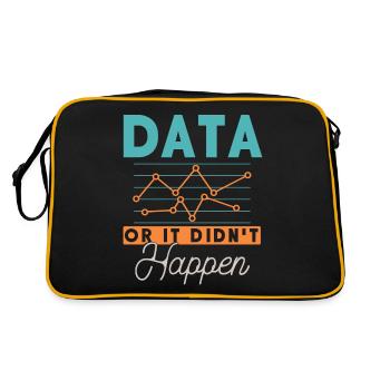 Collecte de données - Thérapeutes analystes comportementaux - Sac Retro - noir/or - Dos