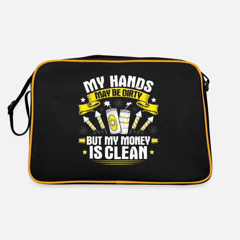 Pyrotechnician Fireworks Pyrotechnics Pyrotechnician Retro Bag