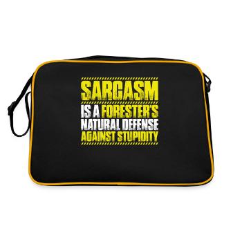 Forestier Forestier Forestier Forestier Ouvrier forestier Forêt - Sac Retro - noir/or - Dos