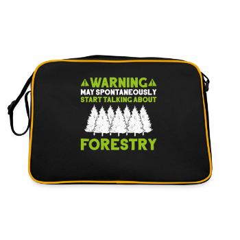 Forestier Forestier Forestier Forestier Ouvrier forestier Forêt - Sac Retro - noir/or - Dos