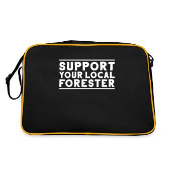 Forestier Forestier Forestier Forestier Ouvrier forestier Forêt - Sac Retro - noir/or - Dos