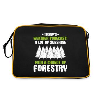 Forestier Forestier Forestier Forestier Ouvrier forestier Forêt - Sac Retro - noir/or - Dos