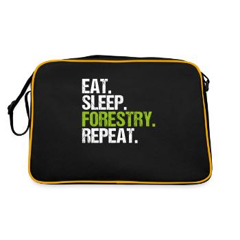 Forestier Forestier Forestier Forestier Ouvrier forestier Forêt - Sac Retro - noir/or - Dos