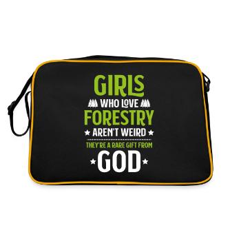 Forestier Forestier Forestier Forestier Ouvrier forestier Forêt - Sac Retro - noir/or - Dos